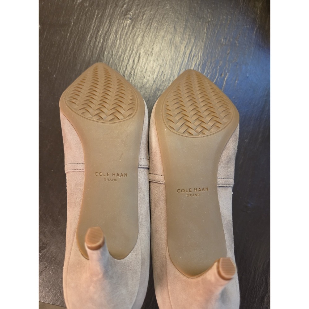 Cole Haan Wms Nell Suede  Pointed Chelsea Bootie Irish Coffee Tan Sz 8 NEW! $140 - Picture 10 of 11